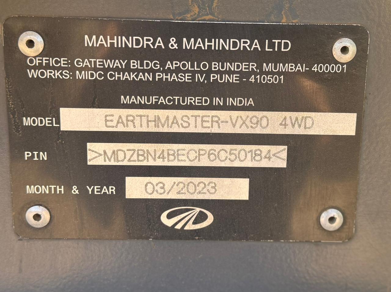 2023 MAHINDRA VX 90 (4x4) TLB (A1336)
