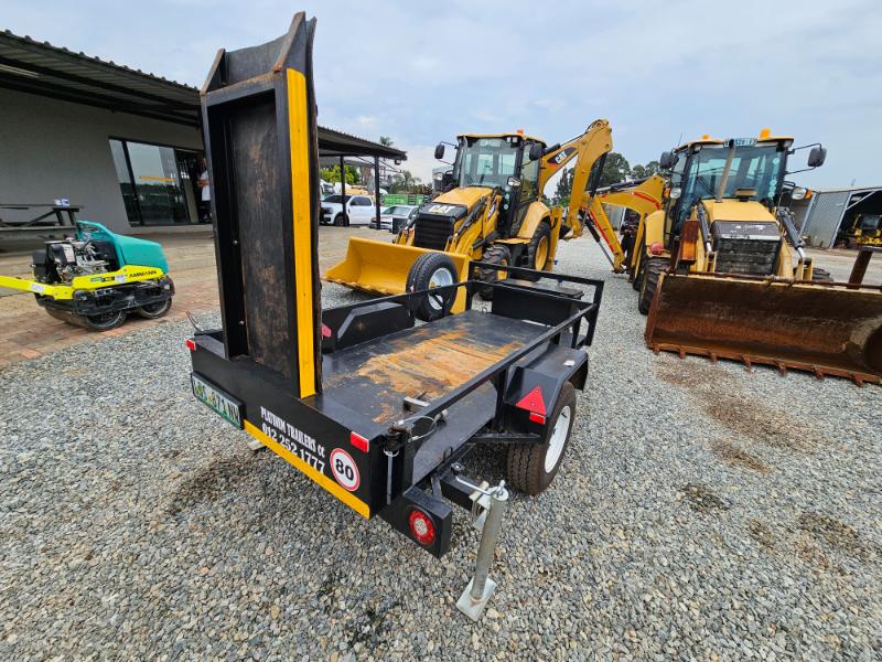 2023 AMMANN ARW65 1TON WALK BEHIND ROLLER AND TRAILER