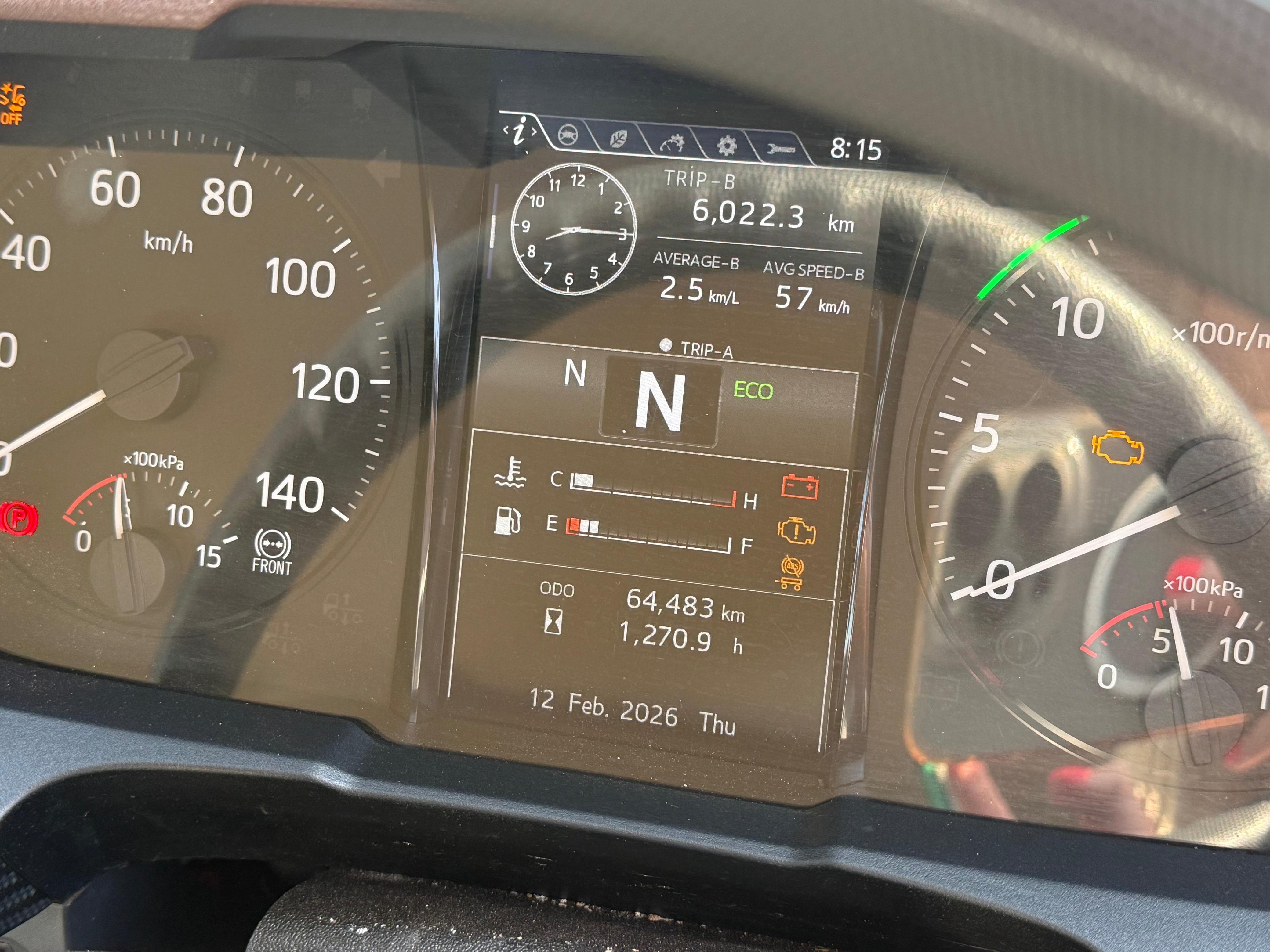 2025 HINO 700 2845 TRUCK TRACTOR (CS254) FOR SALE 64501 KMS