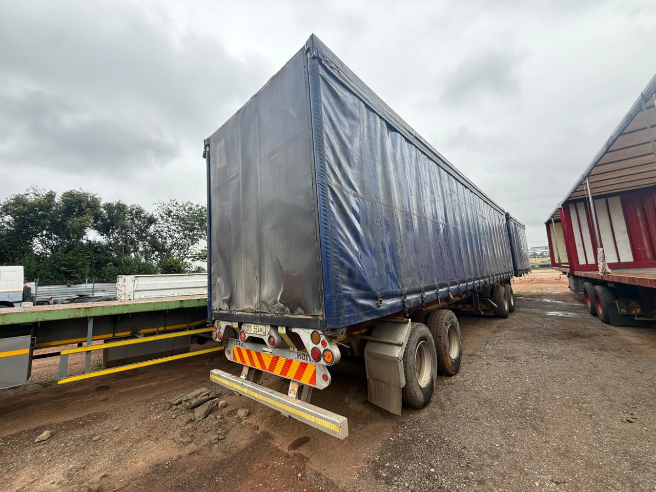 2012 HOMEZ SUPER LINK TAUTLINER TRAILER (IS974)