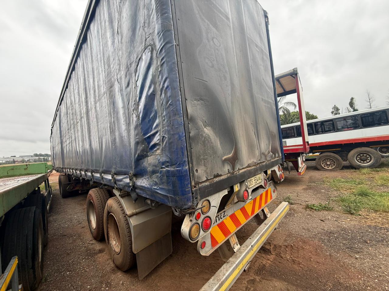 2012 HOMEZ SUPER LINK TAUTLINER TRAILER (IS974)