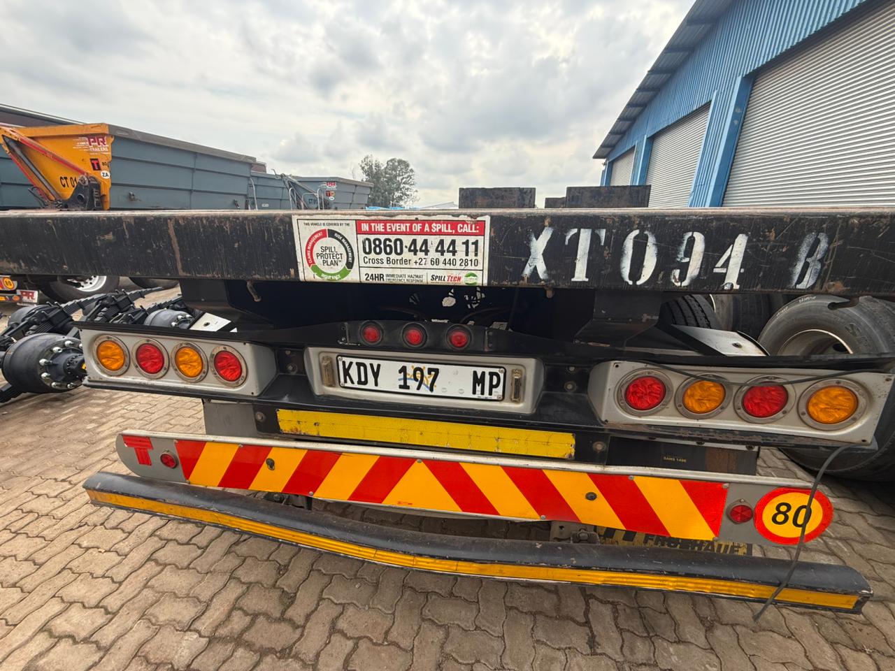 2018 HENRED FREUHAUF SUPER LINK FLAT DECK TRAILER (SN5824)