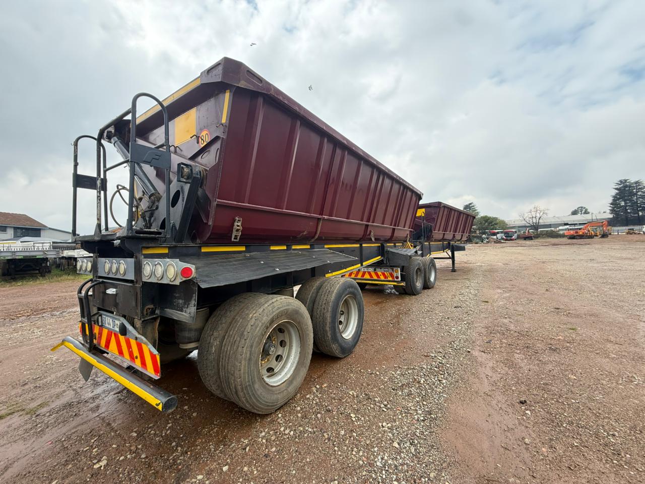 2018 CIMC LINK SIDE TIPPER TRAILER (IS977)