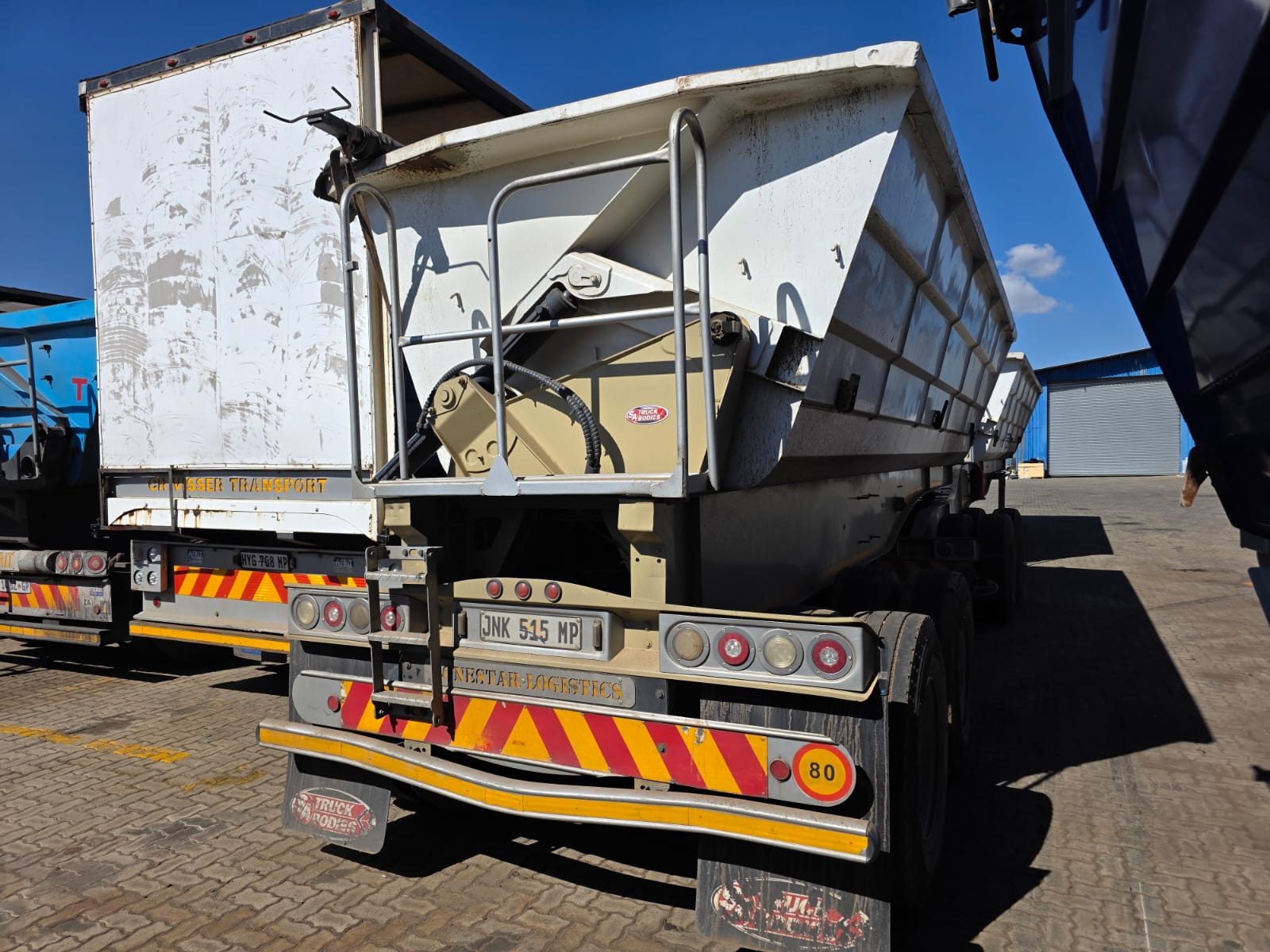 2018 SA TRUCK BODIES SIDE TIPPER LINK 45M3 TRAILER (CS2204)