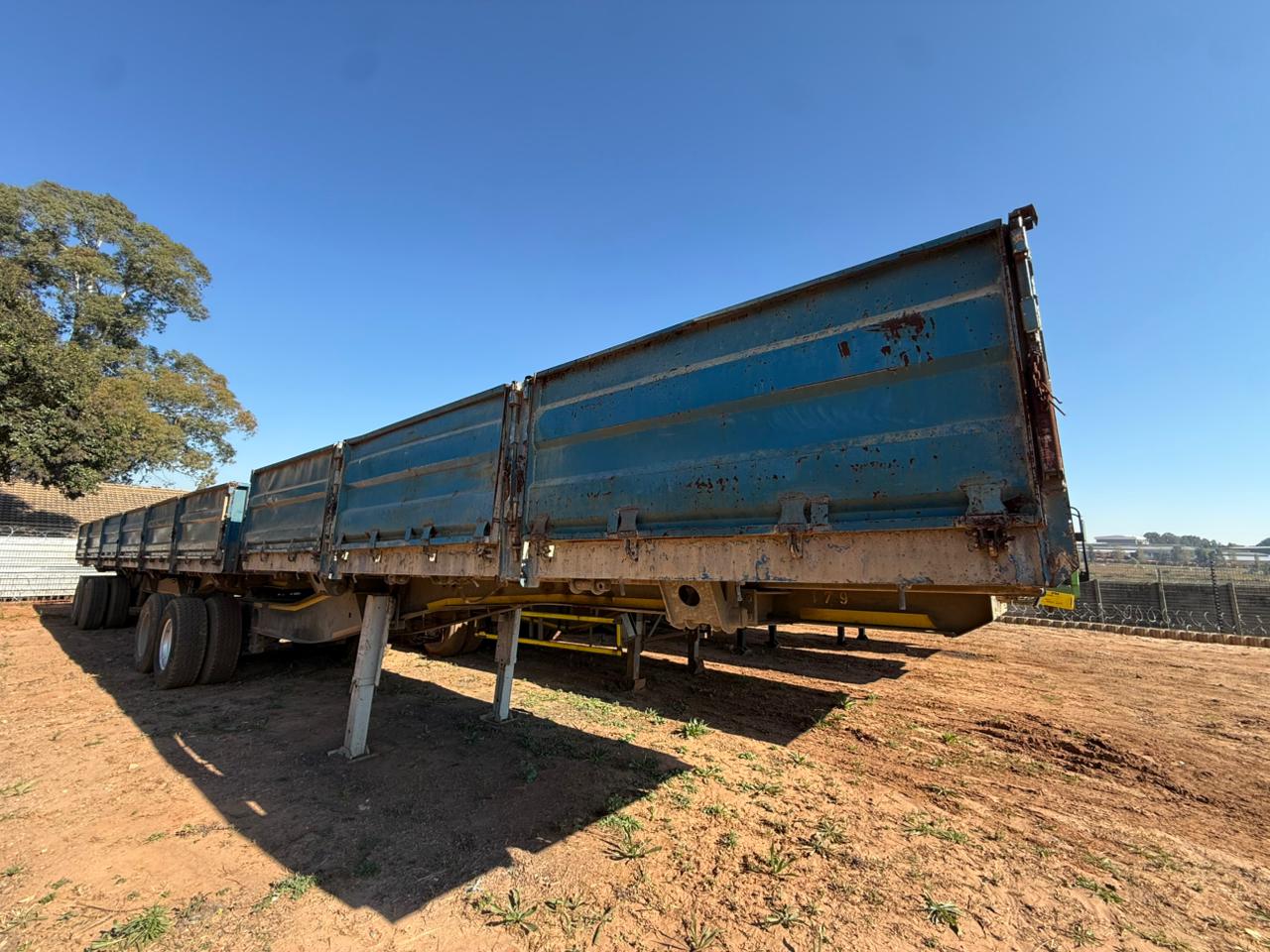 2017 AFRIT SUPER LINK DROP SIDE TIPPER TRAILER (SN5687)