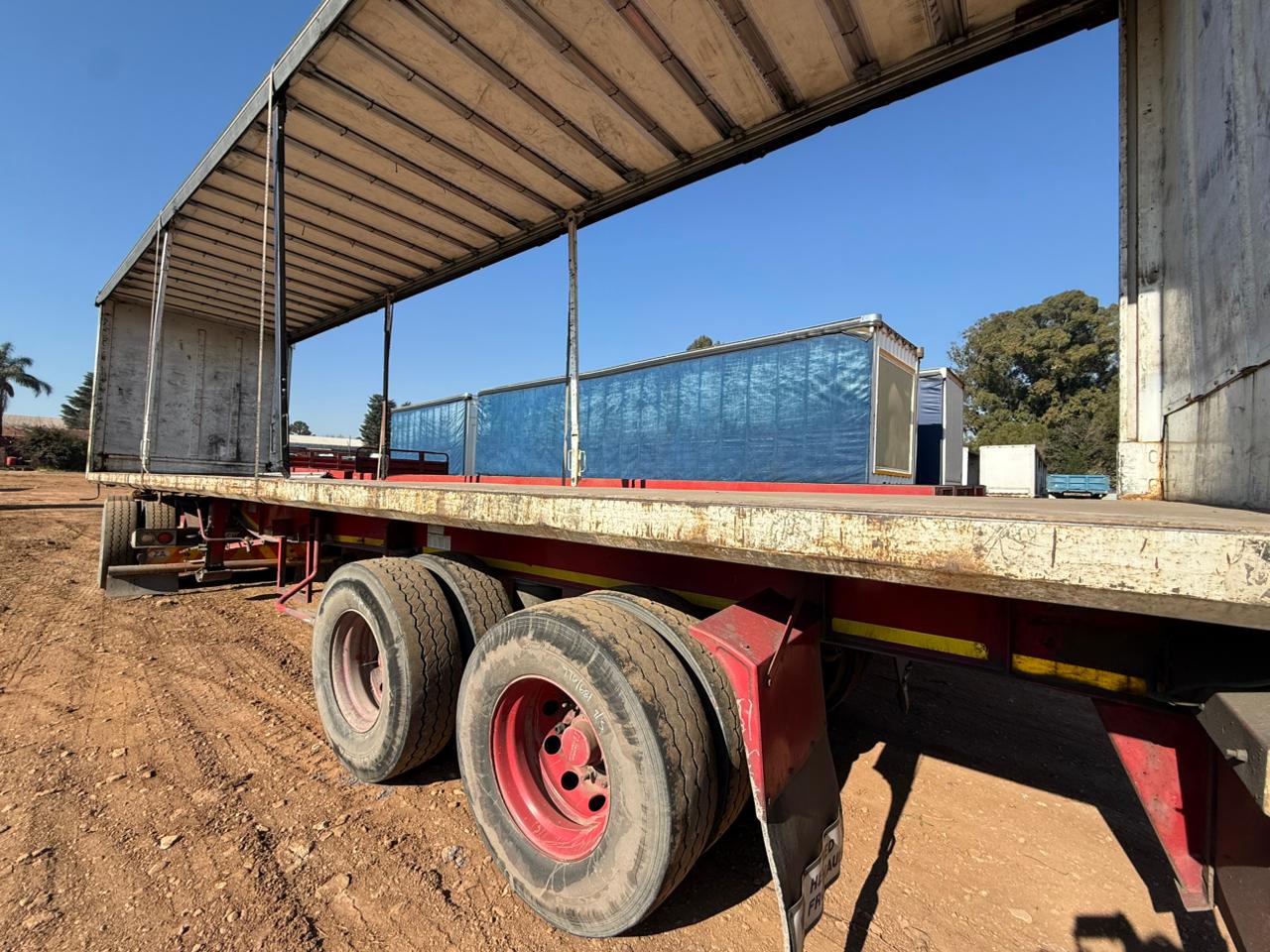 2015 HENRED FRUEHAUF SUPER LINK TAUTLINER TRAILER (SN5856)