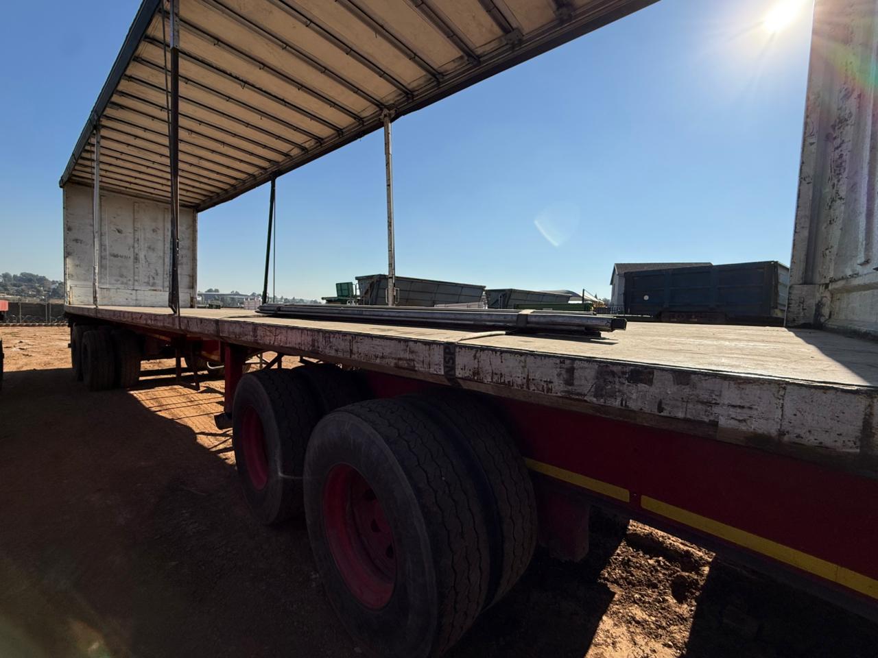 2015 HENRED FRUEHAUF SUPER LINK TAUTLINER TRAILER (SN5856)