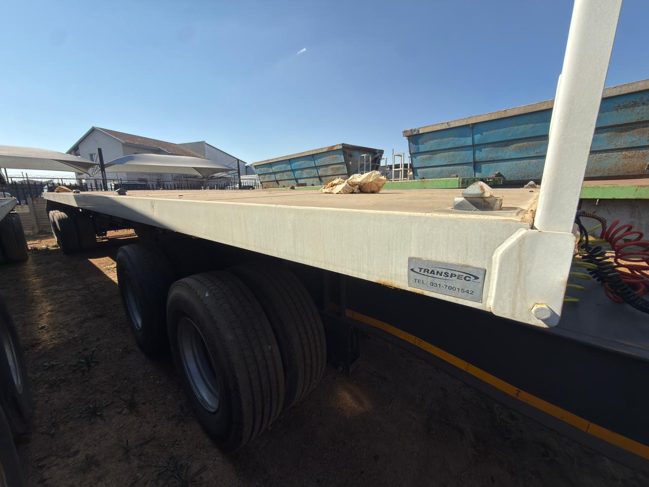 2021 TRANSPEC SUPER LINK FLAT DECK TRAILER (SN5869)