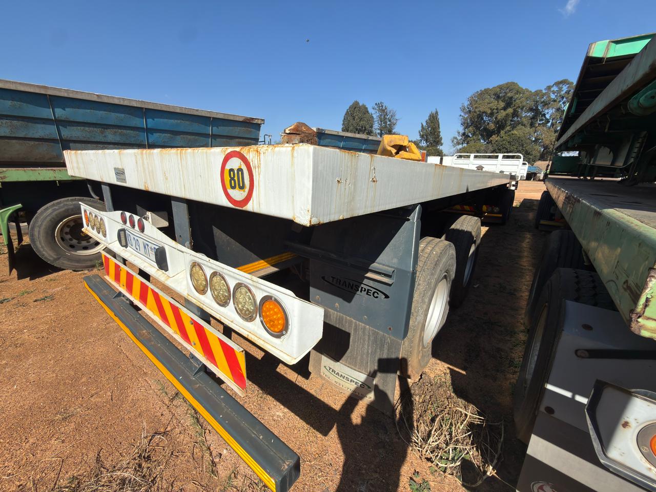 2021 TRANSPEC SUPER LINK FLAT DECK TRAILER (SN5869)
