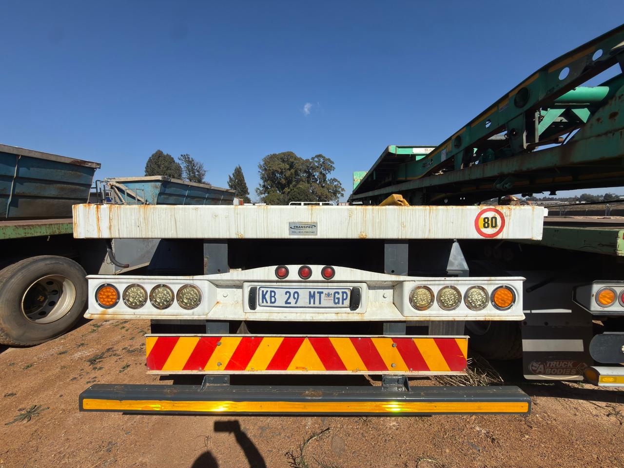 2021 TRANSPEC SUPER LINK FLAT DECK TRAILER (SN5869)