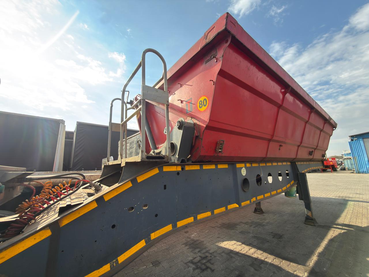2012 AFRIT LINK SIDE TIPPER 40M3 TRAILER (CS266)