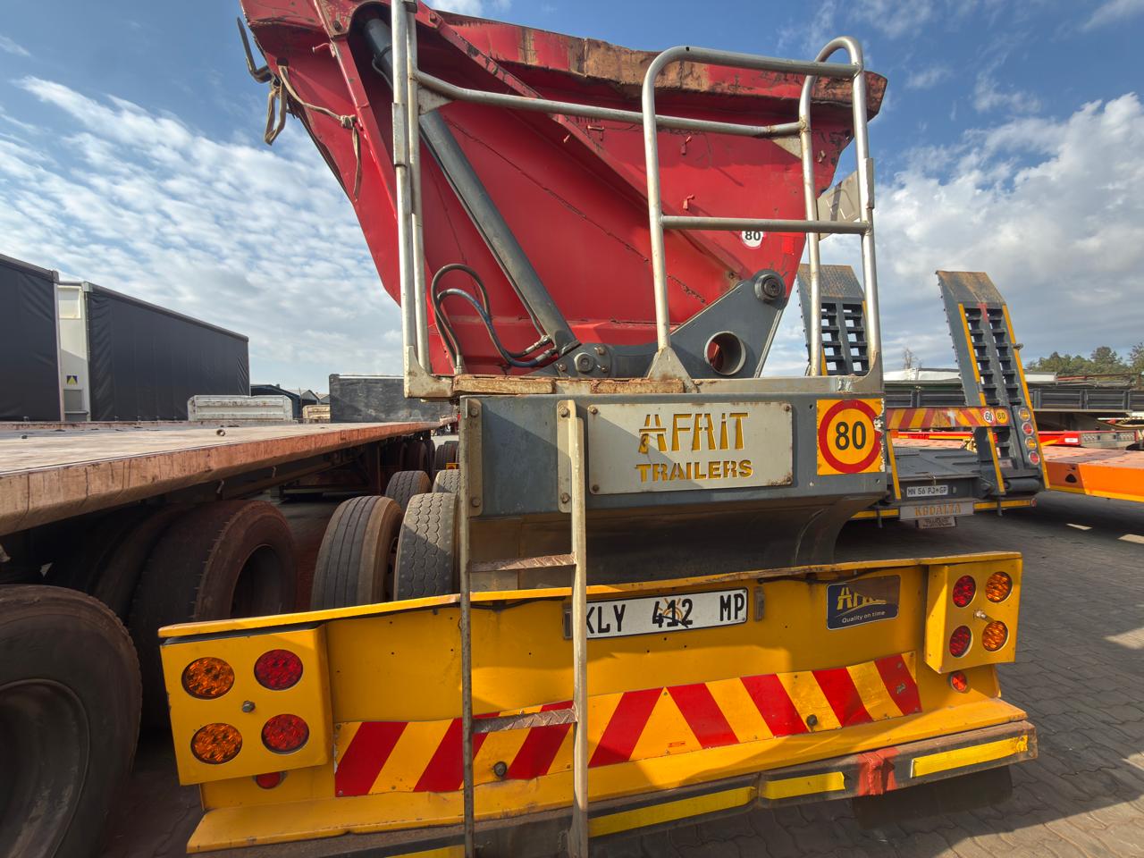 2012 AFRIT LINK SIDE TIPPER 40M3 TRAILER (CS266)