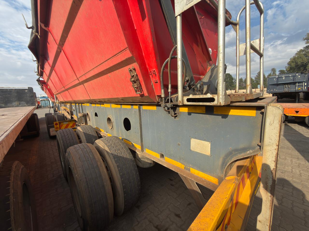 2012 AFRIT LINK SIDE TIPPER 40M3 TRAILER (CS266)