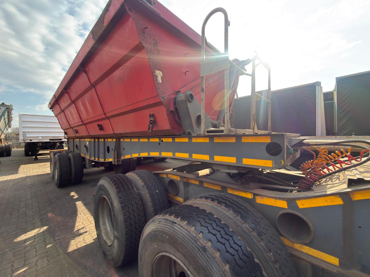 2012 AFRIT LINK SIDE TIPPER 40M3 TRAILER (CS266)