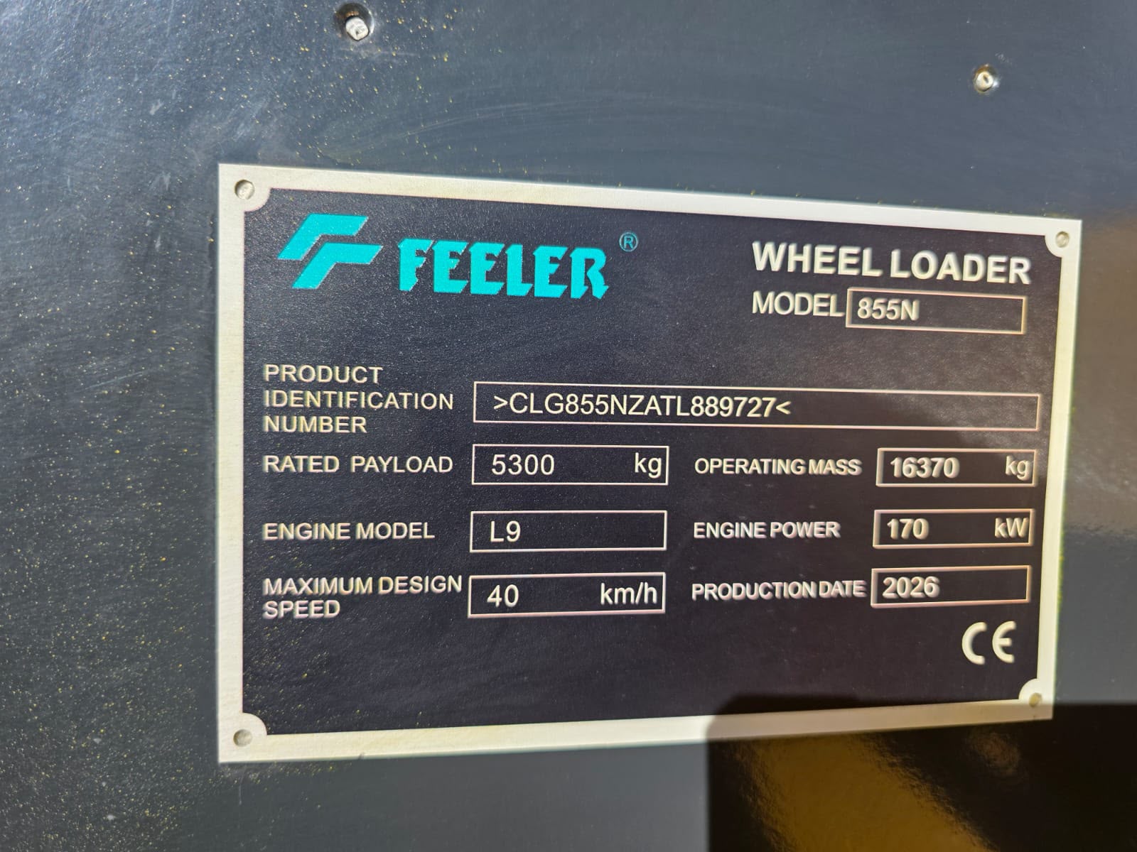 NEW FEELER 5.0 TON WHEEL LOADER (F0029)