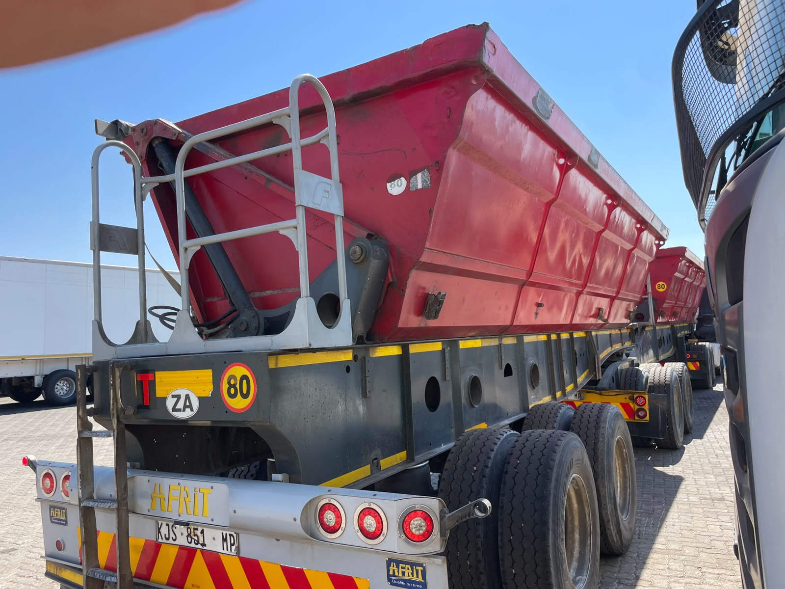 2013 AFRIT LINK SIDE TIPPER TRAILER (CS280)