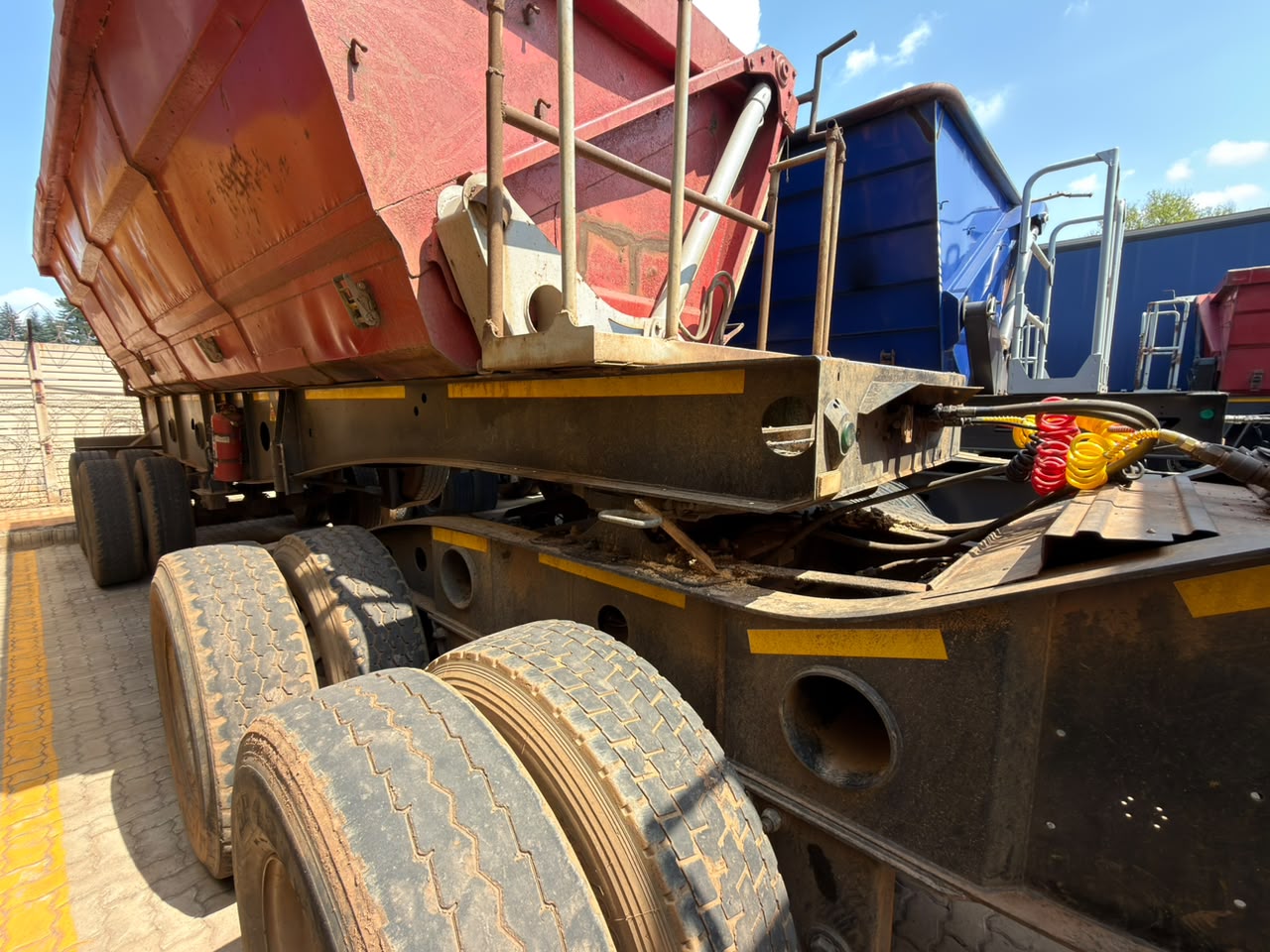 2012 AFRIT LINK SIDE TIPPER 40M3 TRAILER (CS282)