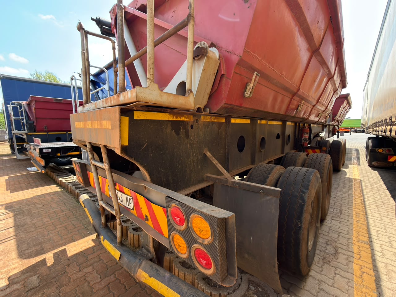 2012 AFRIT LINK SIDE TIPPER 40M3 TRAILER (CS282)