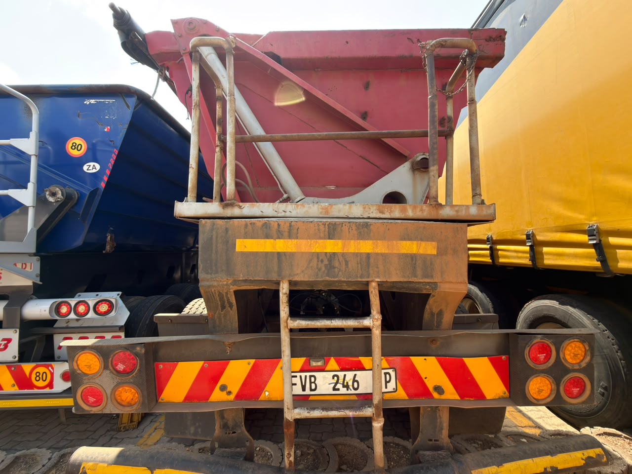 2012 AFRIT LINK SIDE TIPPER 40M3 TRAILER (CS282)