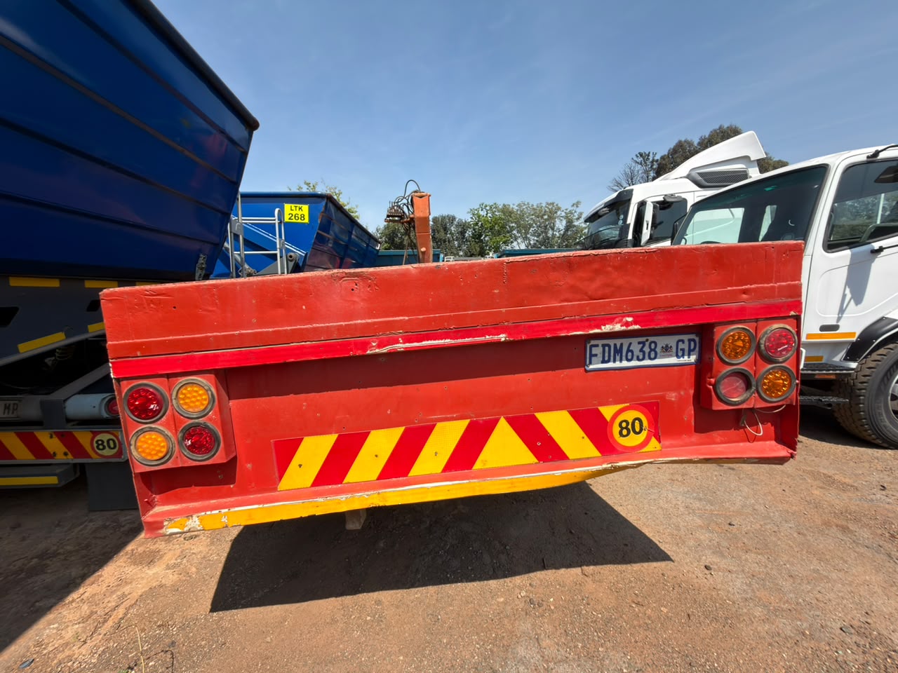 USED HOME BUILT DOUBLE AXLE WITH BRICK CRANE (S001864A)