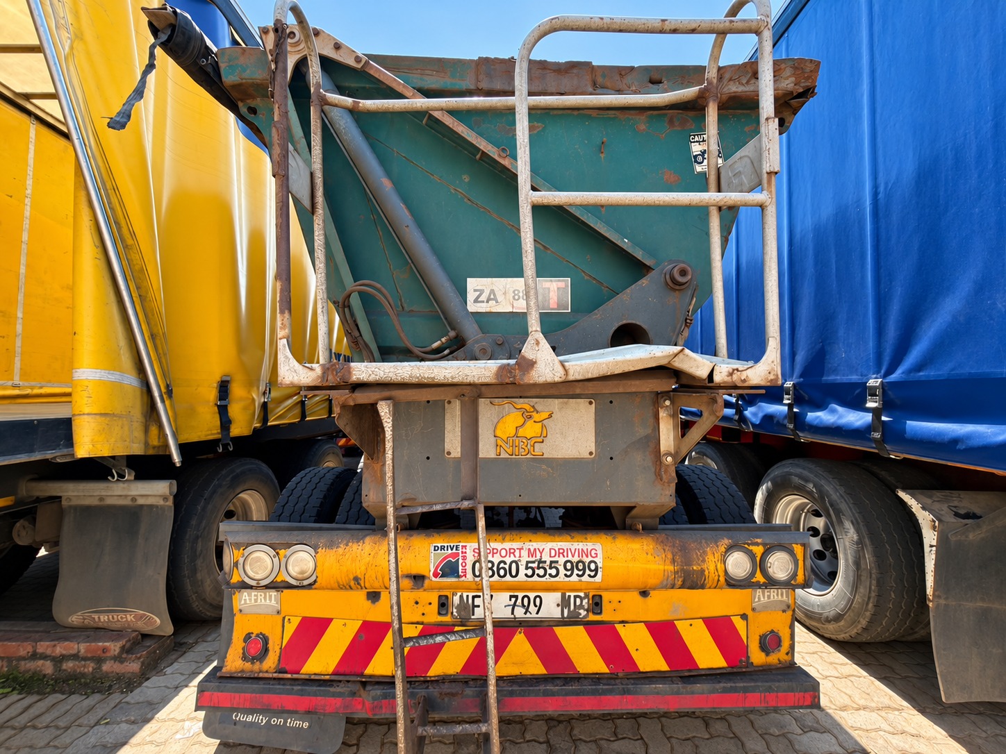 2013 AFRIT LINK SIDE TIPPER TRAILER (SN5909)