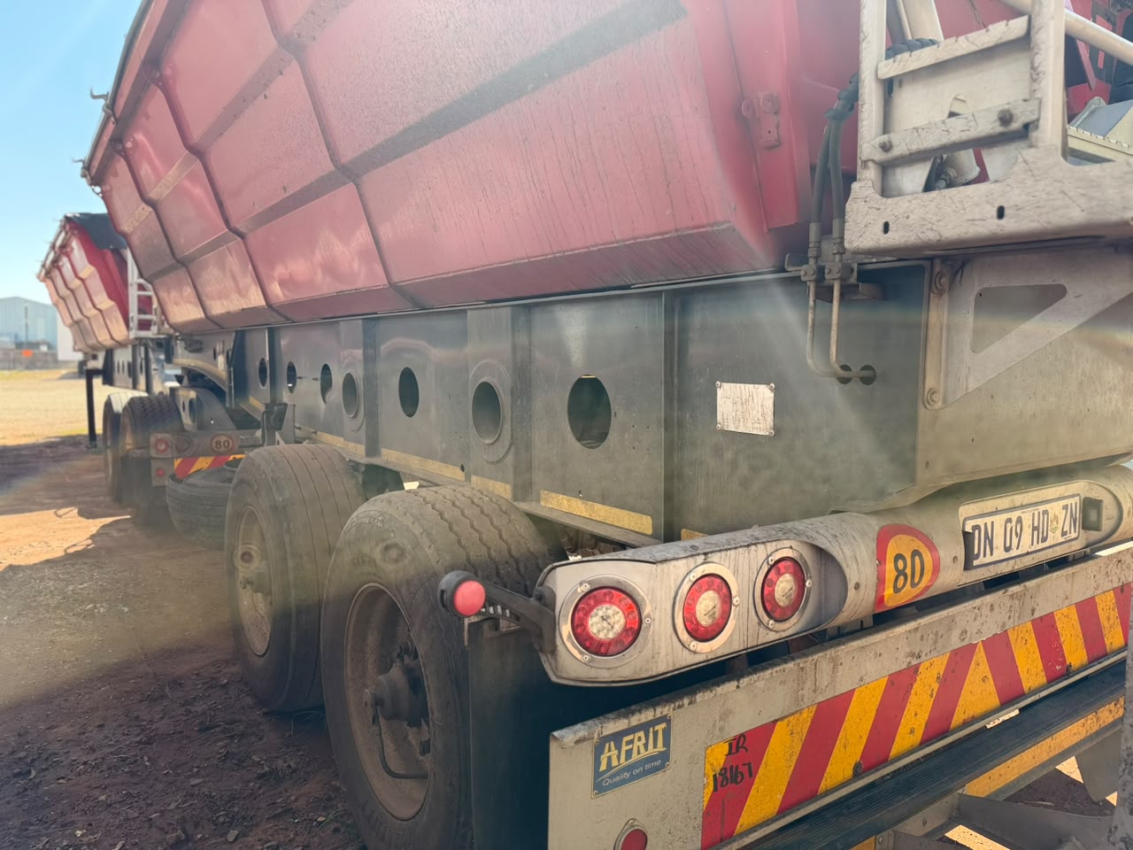 2019 AFRIT 40M3 LINK SIDE TIPPER TRAILER (SN5910)