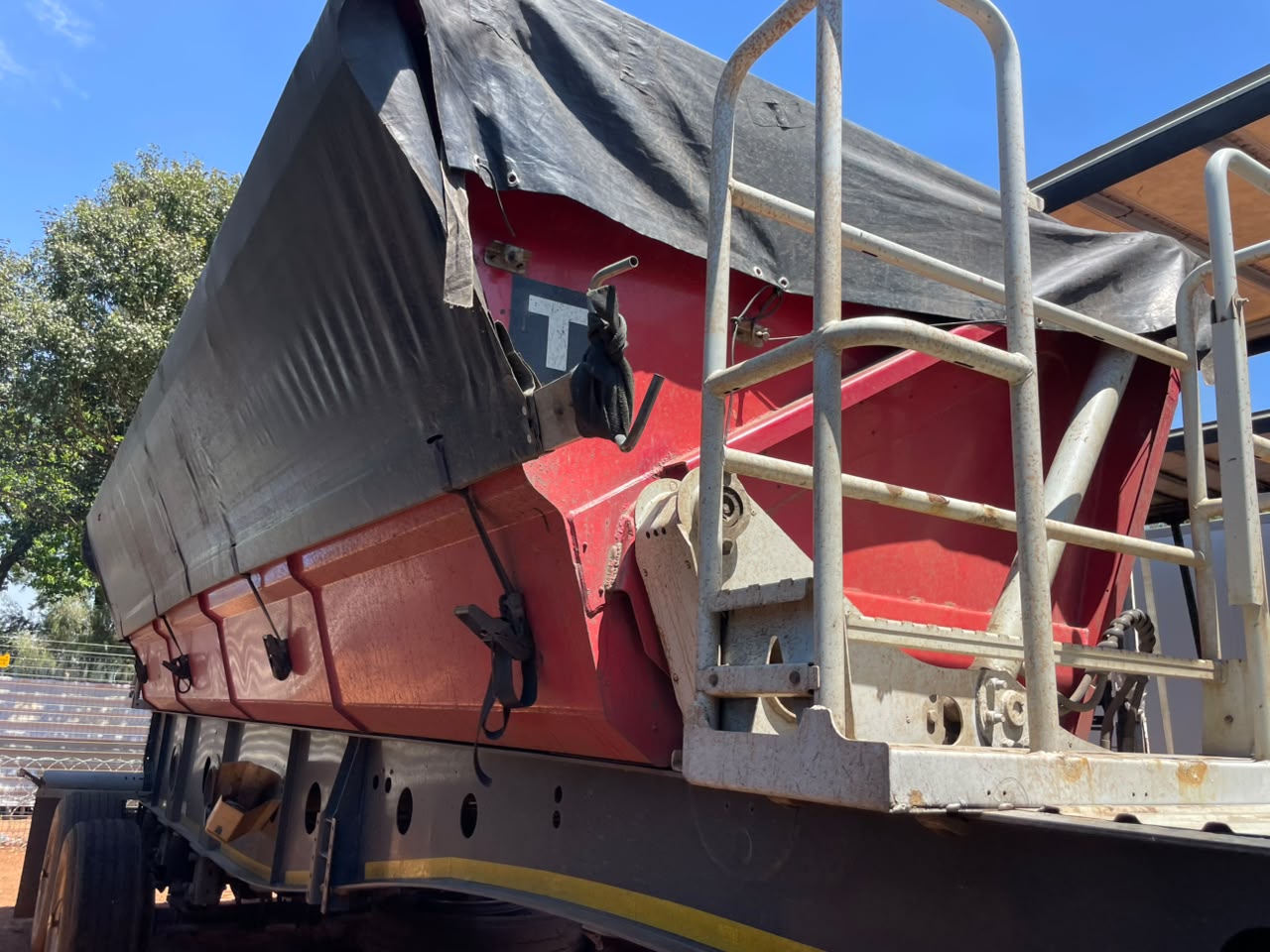 2019 AFRIT 40M3 LINK SIDE TIPPER TRAILER (SN5910)